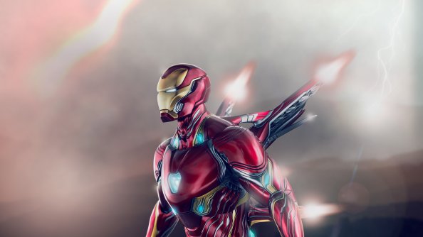 Iron Man Wing Suit 4k