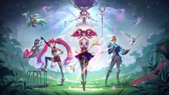 Star Guardian Ezreal Lux Janna Lulu Ezreal Wild Rift League Of Legends 4k