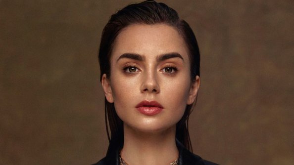 Lily Collins Vogue Arabia 4k