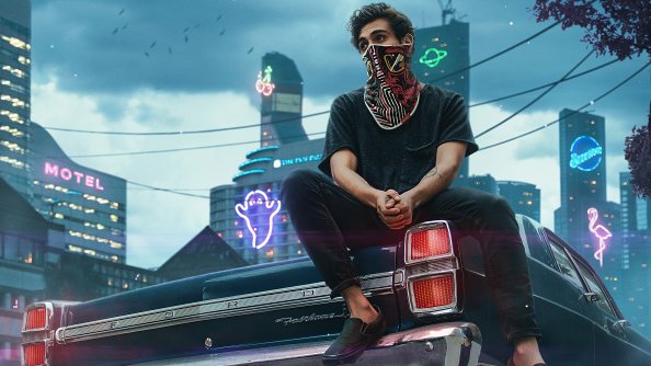 Urban Boy Sitting On Car 4k