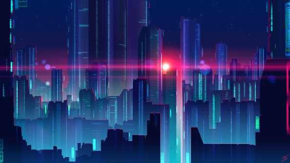 Neonglow City Art