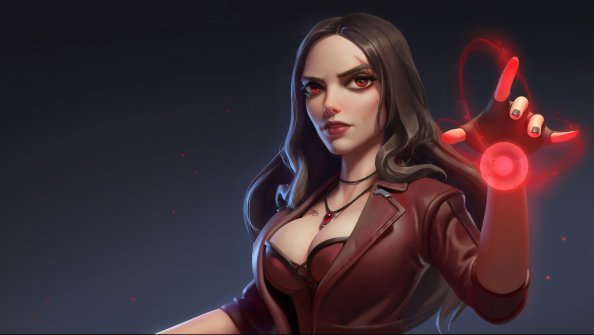 Scarlet Witch Art 4k
