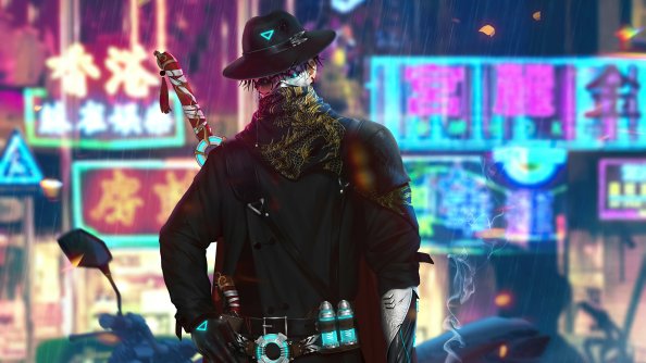 Z Police In Cyber Old City 4k