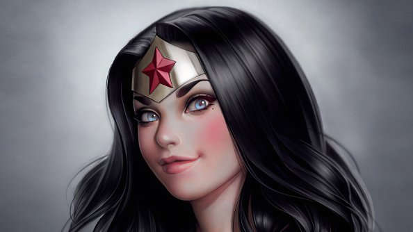Wonder Woman Red Cheeks