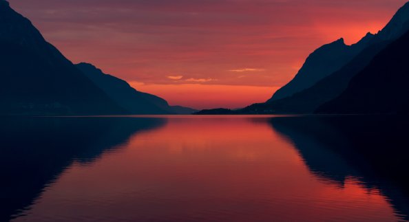 Beautiful Evening Landscape 4k