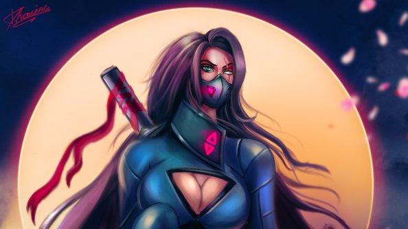 Assassins Cyberpunk Girl