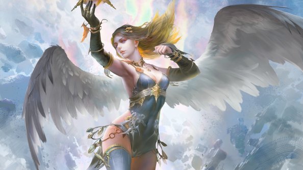 Fantasy Girl With Wings