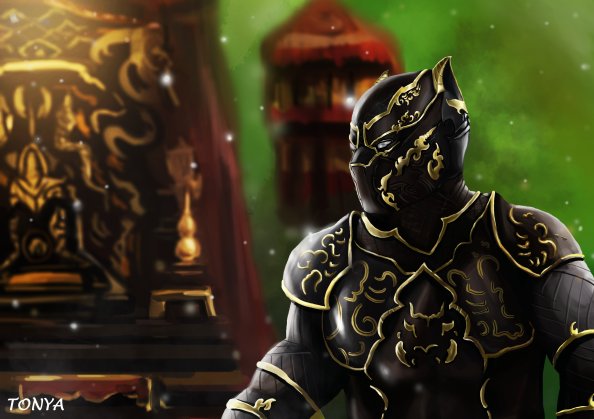 Black Panther Wakanda King Artwork