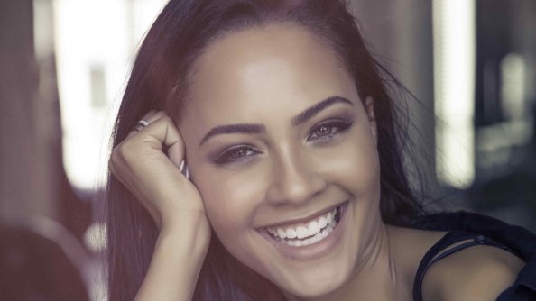 Tristin Mays Cute Smiling 4k