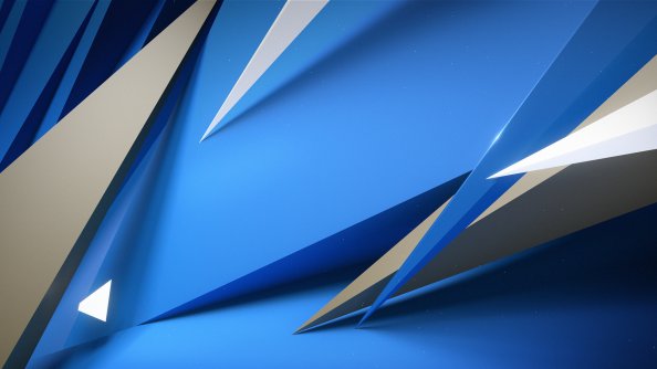 Abstract 3d Sharp Shapes