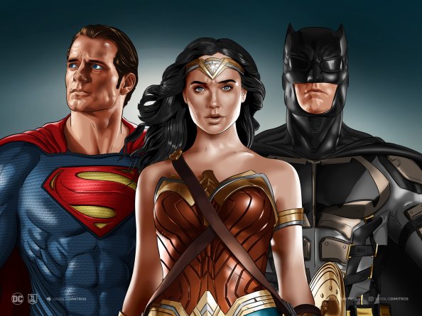 Justice League Superman Wonder Woman Batman