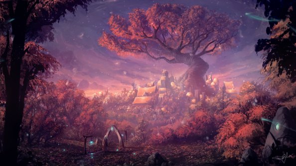 Forest Lights Color Fantasy
