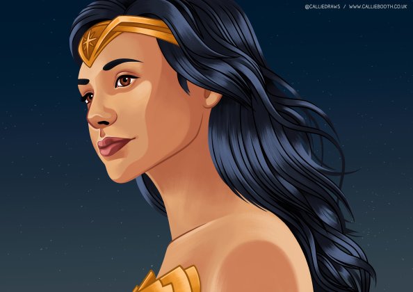 Wonder Woman 5k Illustration
