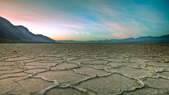 Desolate Dessert Salt Lakes