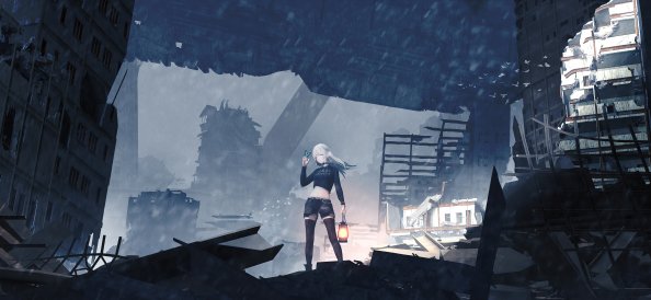 Anime Girl Lifeline 4k