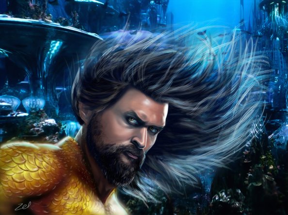 4k Aquaman Artwork