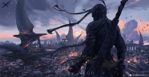Warrior Sword Digital Art