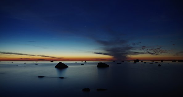 Water Under Blue Sky