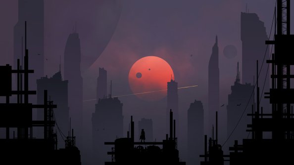 Scifi City Minimalism