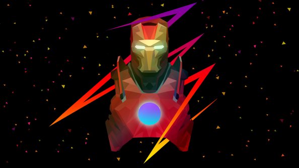Ironman Low Poly Art