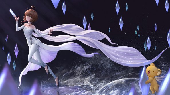 Elsa Frozen Anime Character 4k