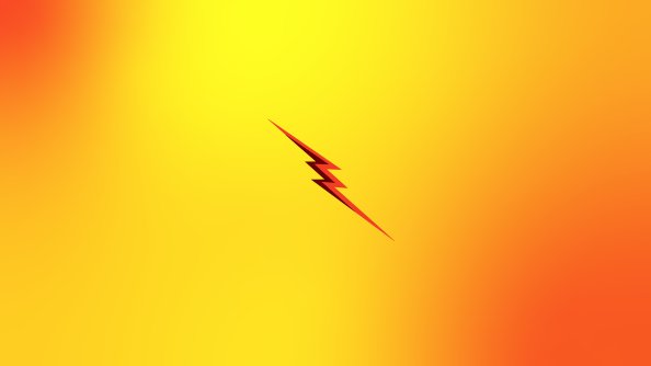 Flash Reverse Logo Minimal 4k