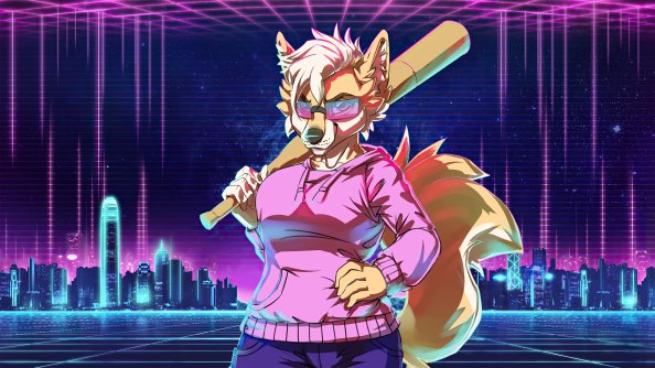 Retrowave Teplye Tona Fox 4k
