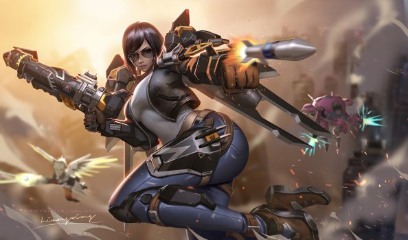 Pharah Overwatch 4k Artwork