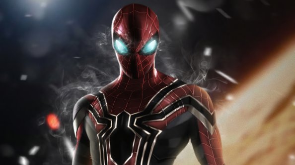 Spiderman Smoking Eyes 4k