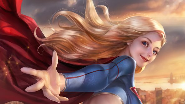 Super Girl Dc Comic Girl