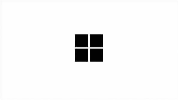 Minimalistic Windows Logo White 4k