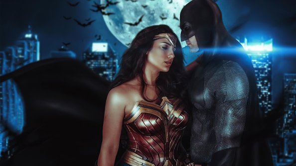 Wonder Woman And Bat 4k