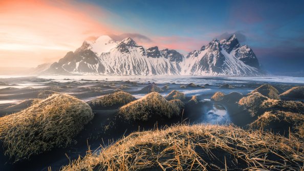 Mountains Iceland 4k