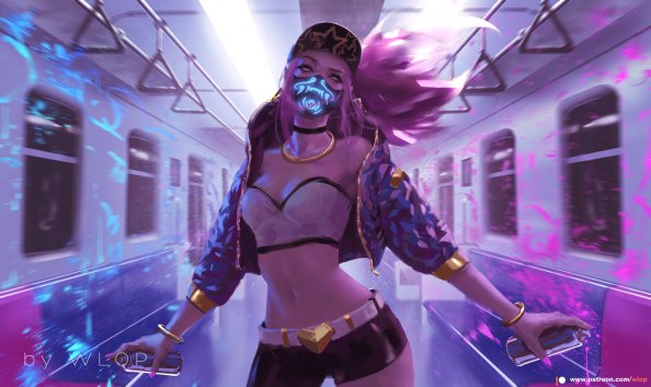 Kda Akali Lol Art