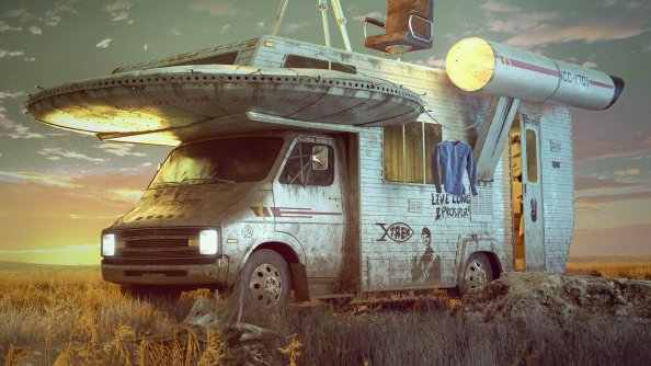 No Man Has Gone Before Mini Van Bus 4k