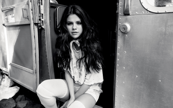 Selena Gomez Monochrome