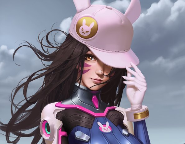 Dva Overwatch Game Art