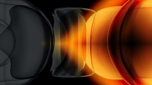 Yellow Lights Bubbles 4k