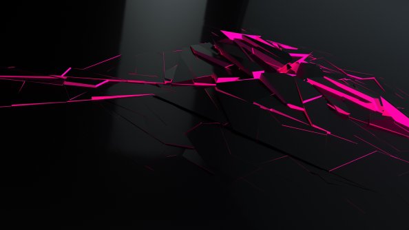 Broken Glass Pieces 4k