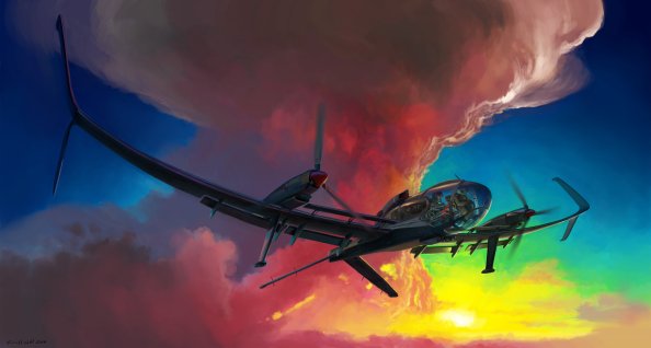 Glide Over Sunset 4k