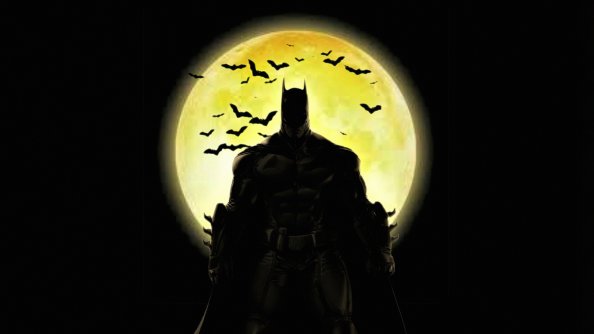 Batman Yellow Moon