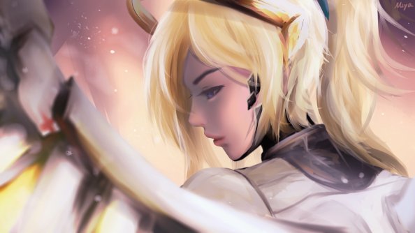 Mercy Overwatch Digital Art