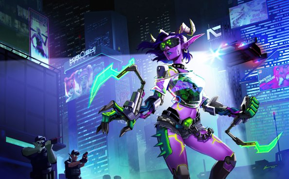 World Of Warcraft X Cyberpunk 2077