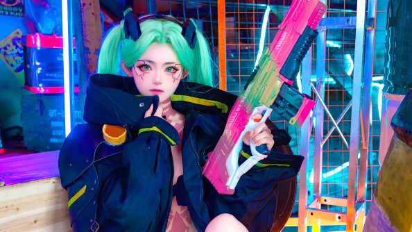 Rebecca Cosplay Game X Cyberpunk Edgerunners