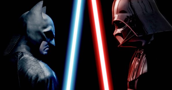 Batman And Darth Vader Lightsaber