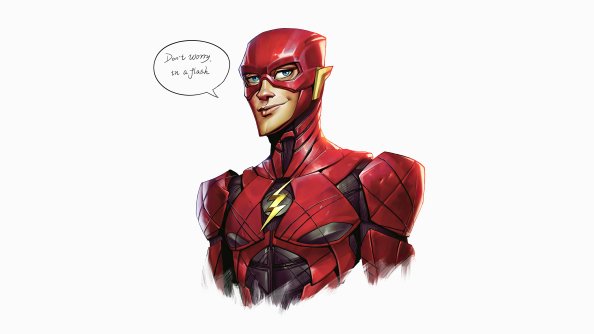 Flash Cartoon Minimal 4k