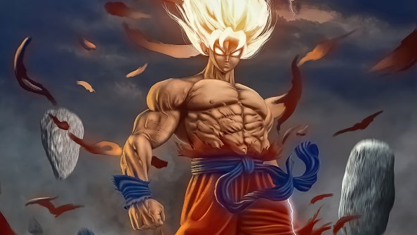 Goku Jacked Up