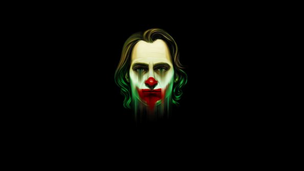 Joaquin Phoenix Joker Dark Minimal 4k