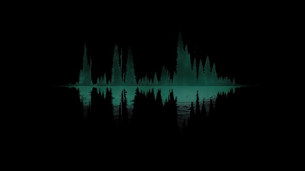 Green Woods Minimal 4k