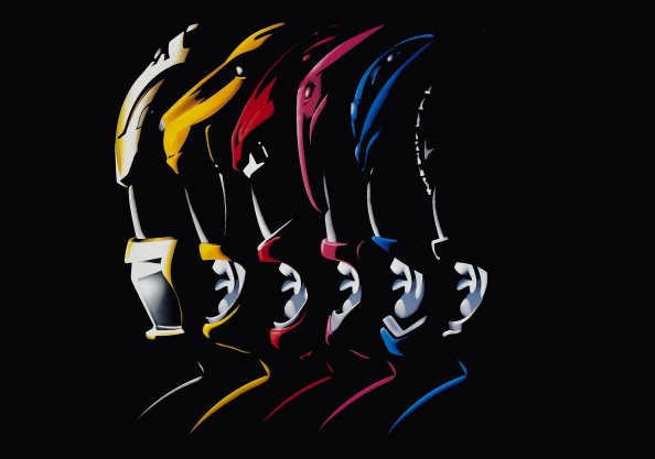 Power Rangers Digital Art
